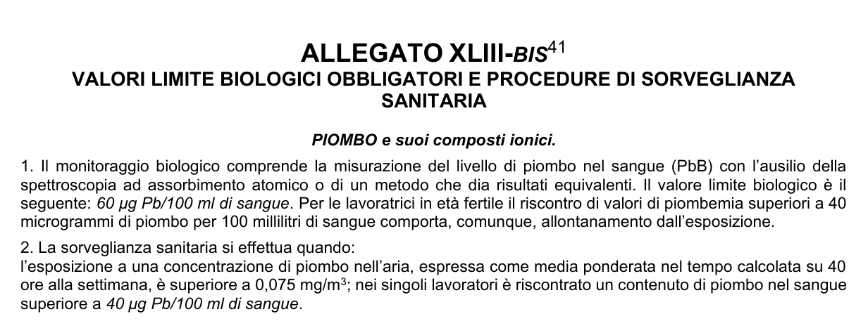 Allegato XLIII-BIS: rappresentazione di confronto, parte 1