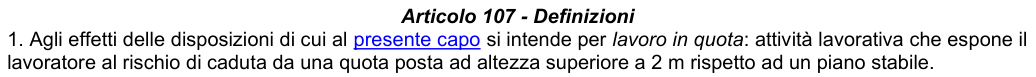 Art. 107: rappresentazione di confronto, parte 1
