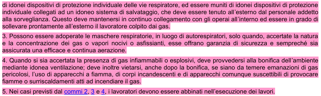 Art. 121: rappresentazione di confronto, parte 2