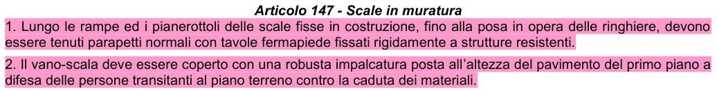 Art. 147: rappresentazione di confronto, parte 1