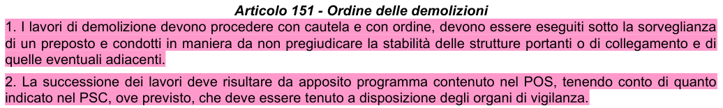Art. 151: rappresentazione di confronto, parte 1