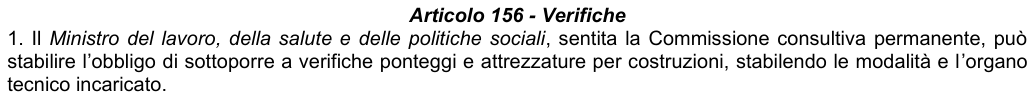 Art. 156: rappresentazione di confronto, parte 1