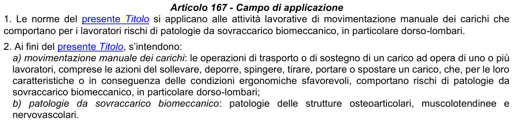 Art. 167: rappresentazione di confronto, parte 1