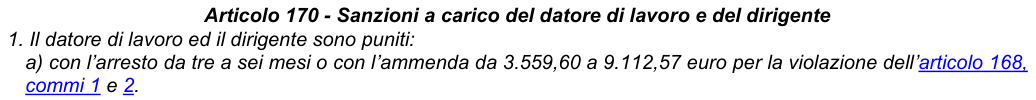Art. 170: rappresentazione di confronto, parte 1