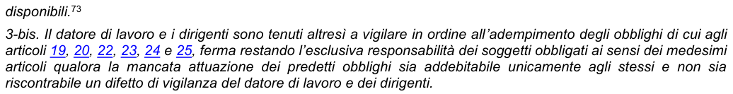 Art. 18: rappresentazione di confronto, parte 4