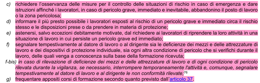 Art. 19: rappresentazione di confronto, parte 2