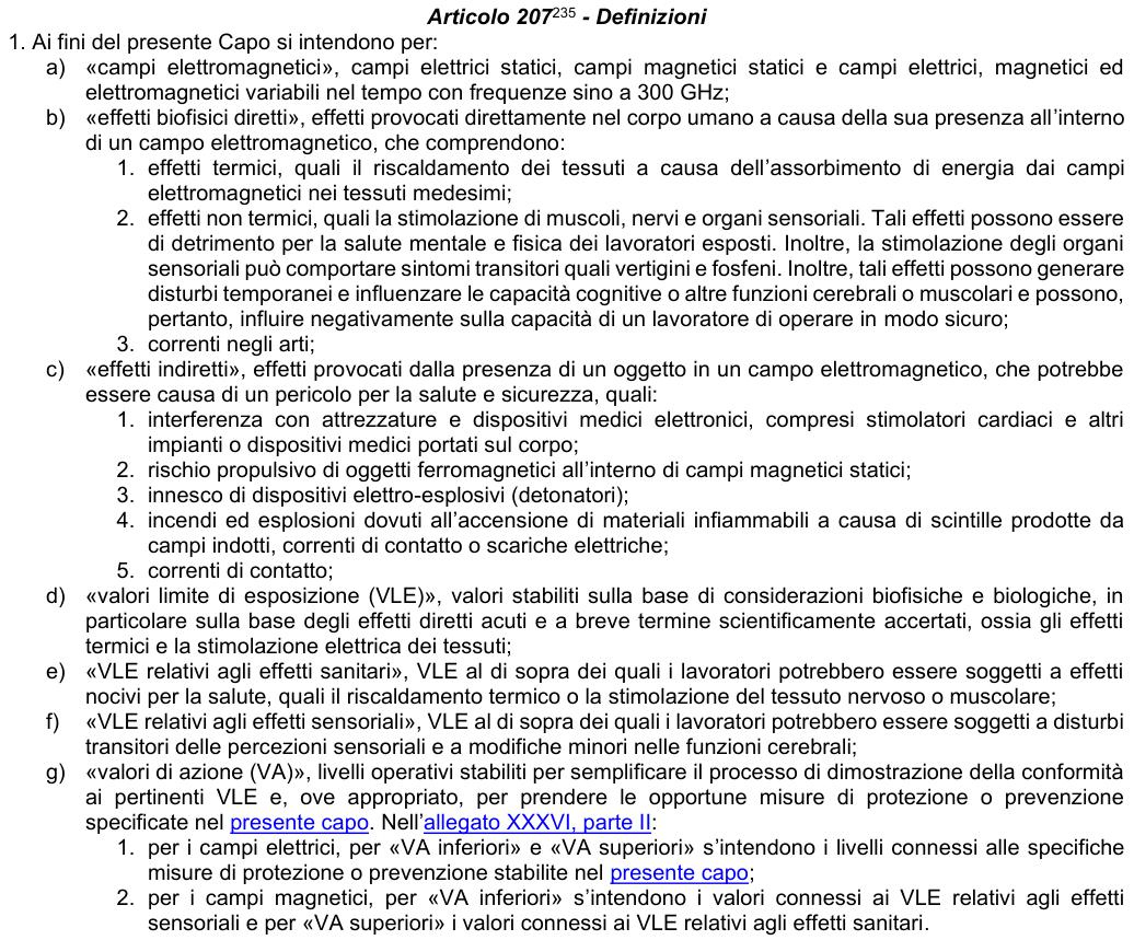 Art. 207: rappresentazione di confronto, parte 1