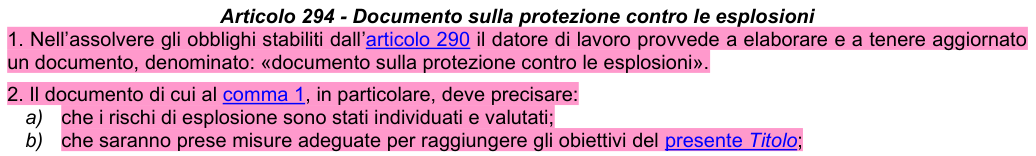 Art. 294: rappresentazione di confronto, parte 1