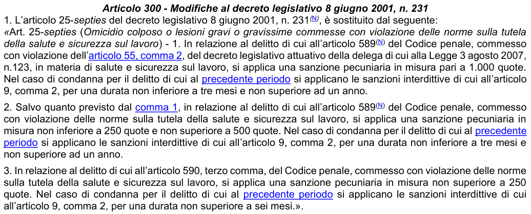 Art. 300: rappresentazione di confronto, parte 1