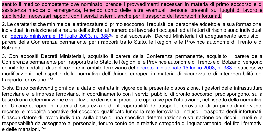 Art. 45: rappresentazione di confronto, parte 2