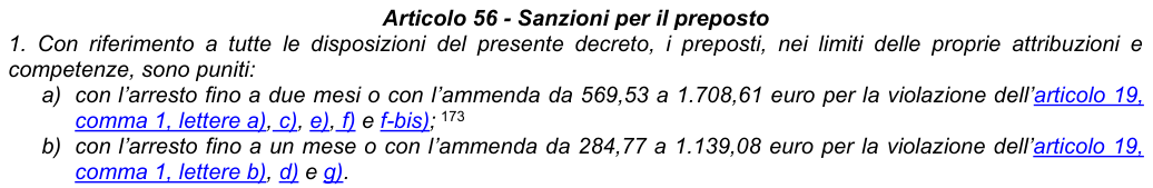 Art. 56: rappresentazione di confronto, parte 1
