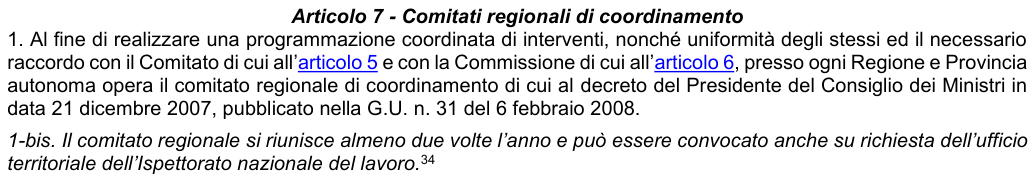 Art. 7: rappresentazione di confronto, parte 1