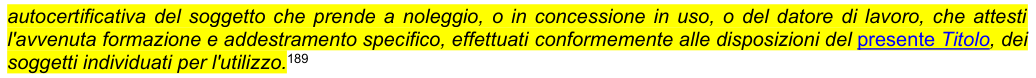 Art. 72: rappresentazione di confronto, parte 2