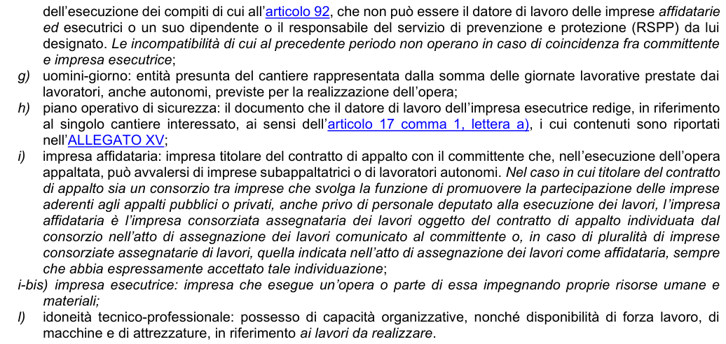 Art. 89: rappresentazione di confronto, parte 2